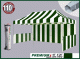 Stripe Green /White  Top + Green/White Walls