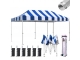 Stripe Blue/White