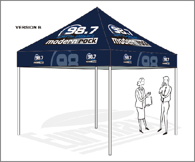 10x10 Custom Canopy Top Only dloC799 -2