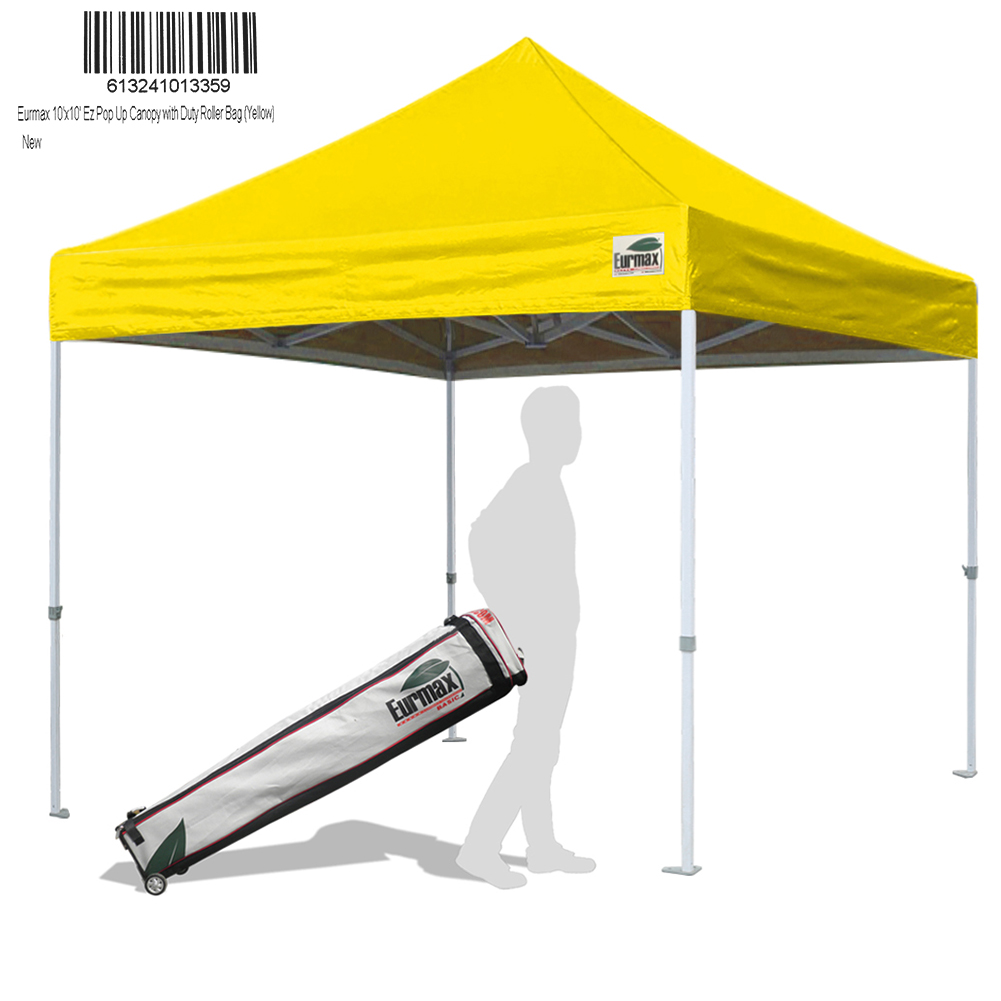 Kittrich Canopy 10 Ft. W x 10 Ft. D Metal Pop-Up Canopy with Heavy Duty  Wheeled Carry Bag | Wayfair