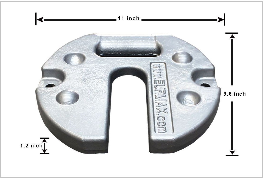 Eurmax Canopy Weights Cast Iron Weight for Pop up Canopy Instant
